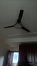 钻石牌（DIAMOND）风扇灯餐厅吊扇灯直叶扇客厅卧室吊灯吸顶电扇灯一体带灯具大灯 52寸遥控三叶【一级能效】吸顶 实拍图