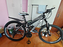 金武端自行车成人山地车公路赛车单车骑行变速超轻越野中学生初中青少年 旗舰版-辐条轮-黑白色 27.5寸27速 实拍图