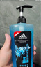 阿迪达斯 （adidas）男士沐浴露套装激情600ml+冰点600ml 海盐清爽持久留香沐浴液 实拍图