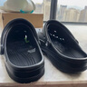 卡骆驰crocs洞洞鞋贝雅男鞋女鞋轻便耐磨一脚蹬拖鞋休闲鞋|10126 黑色-001 39 (240mm) 实拍图
