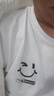 回力短袖男夏季t恤男纯棉透气打底衫圆领吸汗上衣潮流休闲男装白色XL 实拍图