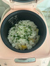 美的电饭煲家用2-3-4-5-8个人迷你电饭锅钛内胆智能煮饭锅3-4-5升钛釜系列柴火饭不锈钢内胆第1名 粉色 3L 抗菌内胆3018升级款 实拍图