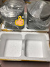 拜杰玻璃密封罐罐头瓶果酱酱菜零食收纳储物罐透明拧盖 三只装1200ML 实拍图