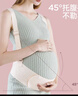 婧麒（JOYNCLEON）托腹带孕妇专用孕中晚期产前收腹带透气高弹护腰挎肩式背带保胎带 灰色 M 实拍图