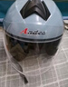 Andes HELMET3c认证电动摩托车头盔男四季女士夏季头盔安全帽四季通用夏天半盔 哑灰双镜款【升级3C中片】 均码 实拍图