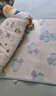babycare婴儿抑菌凉席宝宝透气冰丝席儿童幼儿园可水洗鲸鱼喷泉56*100CM 实拍图