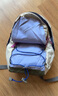麓格立户外双肩包撞色登山包野餐复古小书包轻便旅行包轻薄徒步小背包 户外双肩包【紫色】 实拍图
