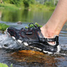 悍途（HUMTTO）溯溪鞋新款透气夏季网面户外涉水鞋徒步两栖防滑耐磨户外钓鱼鞋 黑/浅灰-男 42 实拍图