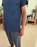 京东京造【100 超轻速干】运动T恤夏季户外跑步健身短袖男 丹宁蓝2.0 2XL 实拍图