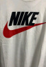 耐克(NIKE)男短袖T恤 纯棉 运动休闲 舒适百搭 AR5005-100 白色L 实拍图