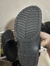 卡骆驰crocs洞洞鞋贝雅男鞋女鞋轻便耐磨一脚蹬拖鞋休闲鞋|10126 黑色-001 41 /42(260mm) 实拍图