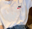 耐克（NIKE）官方女装男装短袖 25冬季新款半袖上衣中考高考宽松大码圆领T恤 0-100/男女同款/棉质 M 男女同款/推荐体重110斤左右 实拍图