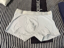 ABERCROMBIE & FITCH男装3条组合装经典LOGO舒适柔软弹力轻薄四角内裤KI114-3083 蓝色/灰色 3条 M 实拍图