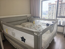 丸丫K2婴儿床围栏宝宝防摔防护栏床边防摔防掉档板免打孔三面1.8+2+2 晒单实拍图