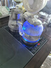 友家铺子（Biooner） 全自动底部双上水电热烧水壶泡茶专用玻璃烧水器茶台一体茶桌嵌入式电茶炉茶具套装 1L 双壶加水-亮光黑-煮茶款（37*20cm） 实拍图