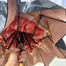 蕉下（beneunder）防紫外线遮阳伞三折双层黑胶晴雨伞防晒伞BM664嬉柚 实拍图