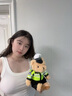 伊美娃娃警察小熊公仔交警小熊玩偶消防泰迪熊特警送女生生日礼物儿童 交警小熊+送礼袋 实拍图