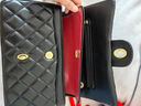 LEAD MODERN KEN香奈小香儿包包女包真皮腋下包轻奢菱格链条包女士休闲单肩斜挎包 黑色穿皮小号 送女朋友老婆闺蜜实用生日礼物 实拍图