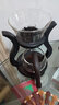 尚言坊玻璃自动茶具套装整套带茶盘懒人泡茶吸磁茶壶泡茶神器茶具三件套 1【基础款】邀月自动茶具 实拍图