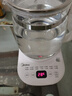 美的（Midea）家用养生壶 1.5L全自动玻璃烧水壶 多段保温电热水壶 一体恒温煮茶壶 轻音柔声炖煮智能预约 升级新品【玻璃壶盖】YS15P202 1.5L 实拍图