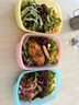 特百惠（Tupperware）长方饭盒1L可微波加热学生上班族午餐饭盒便携密封便当盒3件套 实拍图
