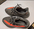 阿迪达斯Yeezy350夏日透气男鞋灰橙椰子休闲鞋GW1229 38.5 实拍图