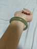 中国黄金（CHINA GOLD）晴水和田玉手镯浅青糯种羊脂玉镯子送女友送老婆生日礼物 【圈号60-62】 实拍图