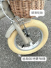 Montresor萌兽儿童自行车女孩男孩中大童3-6岁6-10-12岁学生脚踏车单车童车 橄榄绿 12寸 （适合身高90-115cm） 实拍图