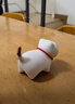 苏氏陶瓷（SUSHI CERAMICS）羊脂玉瓷茶具配件茶宠描金小猫咪 实拍图