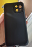 奶小鸭 适用苹果14手机壳 iphone14保护套镜头全包硅胶防摔超薄创意卡通简约网红软壳男女款 石墨黑 实拍图