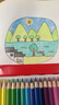 辉柏嘉（Faber-castell）彩铅水溶彩色铅笔画笔套装绘画美术升级版儿童礼物 72色水溶纸盒装美术写生 实拍图