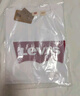 Levi's李维斯情侣美式宽松印花时尚简约舒适潮流纯棉圆领短袖T恤 白色 002A0-0000 2XL 实拍图