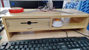 温鑫福电脑显示器屏增高架底座桌面键盘整理收纳置物架托盘支架子抬加高 单层浅胡桃 实拍图