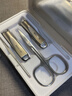 海菲诺指甲刀套装带镜子全套指甲剪死皮剪挖耳勺鼻毛剪指甲钳修脚刀5件 实拍图