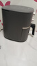 美的（Midea）透明可视空气炸锅 家用不用翻面易用旋钮 蒸汽嫩烤不干柴 实用大容量5.3L 金属腔体无异味KZE538J5 实拍图