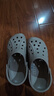 卡骆驰crocs洞洞鞋贝雅男鞋女鞋轻便耐磨一脚蹬拖鞋休闲鞋|10126 深蓝-410 43 (270mm) 实拍图