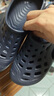迪卡侬（DECATHLON）游泳男士凉鞋沙滩拖鞋洞洞鞋外穿NABD2027999深蓝色网格款41码 实拍图