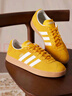 adidas T头鞋 VL COURT复古板鞋德训鞋男女阿迪达斯轻运动   黄色/亮白/汉玉白(推荐女生选小半码)   43 实拍图