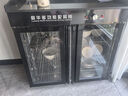 阿尔贝蒂商用消毒柜带抽屉茶水柜酒店餐饮饭店包间会所火锅调料台大理石台面多功能配餐边柜 85cm无抽屉+黑钛机械+无磁层架 实拍图