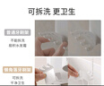 懒角落牙刷置物架卫生间浴室免打孔壁挂式杯子收纳架梳子漱口杯架 两杯 实拍图