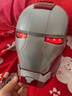 语森忆mk5电动贾维斯钢铁侠声控头盔儿童可变形新款面具自动开合男孩 礼-充电金色头套(声控灯光/复读语音） 实拍图