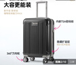 Diplomat外交官行李箱24英寸大容量拉杆箱男扩充密码旅行箱女TC-6013TM黑 实拍图