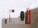 闪迪（SanDisk）128GB USB3.2 U盘 CZ550黑色 读速100MB/s 安全加密 数据恢复 学习办公电脑车载 高速大容量优盘 实拍图