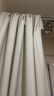 蓓柅酒店卫生间浴帘布纯色提花浴室帘套装洗澡隔断防水帘加厚淋浴挂帘 麻纹-米色 宽180*高200cm 实拍图