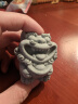 拿泥 狮来运转 狮子摆件 运势好运转运 工位桌面摆件茶宠 青砂醒狮 元宝 实拍图