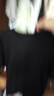 京东京造【3件89.9元】T恤男短袖男男士T恤夏季白小T男女同款 黑色 2XL 实拍图
