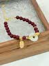 恋晴四叶草和田玉平安扣银手链朱砂手串妇女节礼物生日送女友老婆结婚 实拍图