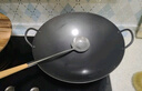 韦大锤双耳大炒锅老式家用铁锅圆尖底炒菜锅厨师边锅餐馆锅不粘马勺 40cm双耳铁锅+木盖+勺+铲+刷 40cm 实拍图