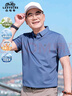 老爷车（LAOYECHE）爸爸夏装凉感冰丝短袖t恤男夏季中老年男士polo衫父亲节实用礼物 实拍图