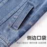 真维斯男童秋装外套男大童帅气休闲牛仔上衣儿童春秋新款童装夹克衫潮流 【口袋春秋款】牛仔蓝/J纯色 130 实拍图